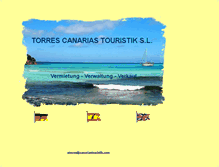 Tablet Screenshot of canariastouristik.com
